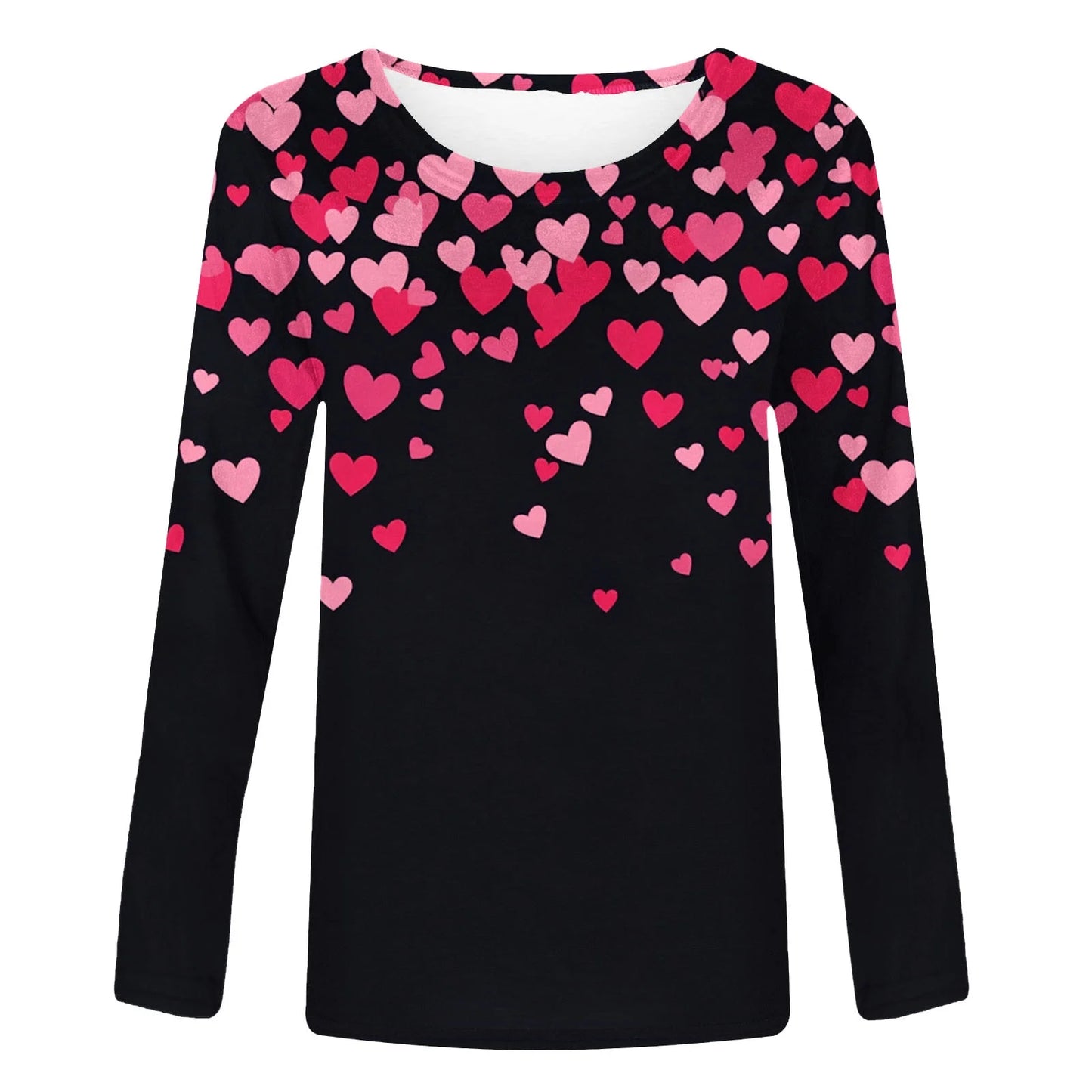Valentine’S Day Shirts for Women Romance 3/4 Sleeve Shirts Casual Crew Neck Sweet Print Gift for Wife Tops