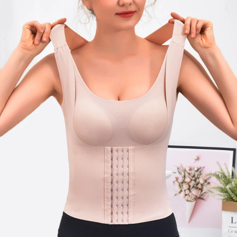 3-In-1 Waist Buttoned Bra Shapewear for Women Waist Shaper Women'S Shapewear Snatch Bra - 3-In-1 Waist Trainer Bra Daily