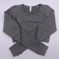 2021 New Active Wear Sets Women Workout Clothes Gym Wear Tracksuits Yoga Jogging Track Outfit Legging Long Sleeves Shirts Suits