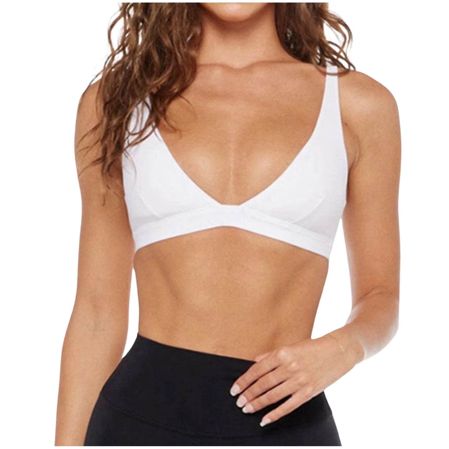 Crop Top Tanks for Women Loose Breathable Cool Liftup Air Bra 2024 New Chic Sports Bra White Top Push up Basics Sports Bra Топик