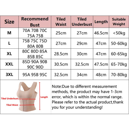 3-In-1 Waist Buttoned Bra Shapewear for Women Waist Shaper Women'S Shapewear Snatch Bra - 3-In-1 Waist Trainer Bra Daily