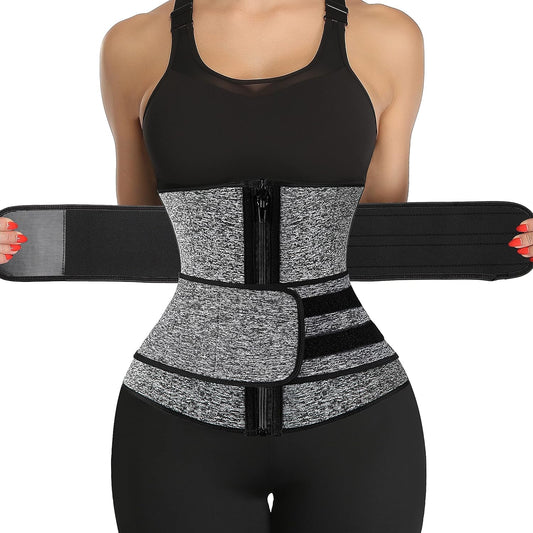 Neoprene Sauna Waist Trainer Corset Sweat Belt for Women Compression Cincher Band Workout Fitness Back Support